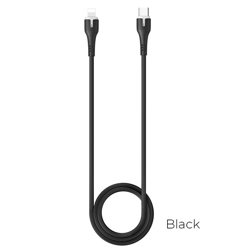 Cáp sạc và truyền dữ liệu TypeC to lightning Hoco X45 Super fast dài 1m hỗ trợ PD 18W max 3A (2 màu tuỳ chọn)