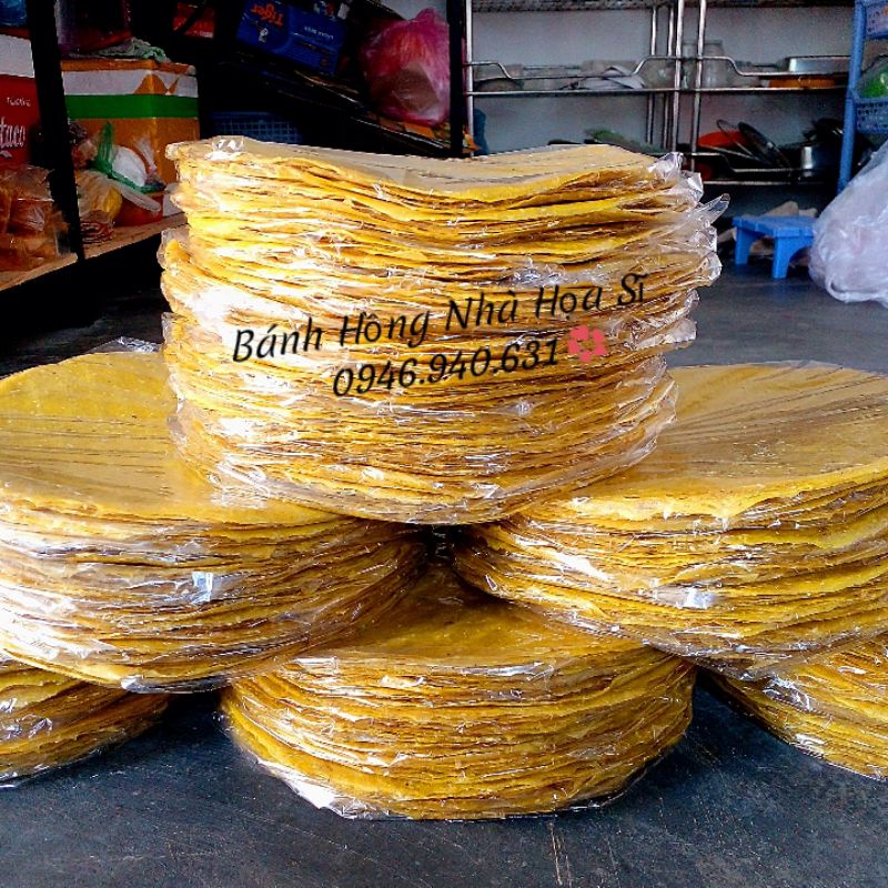 Combo SỈ 10 bịch(100 cái) Bánh tráng khoai lang sữa Bình Định.
