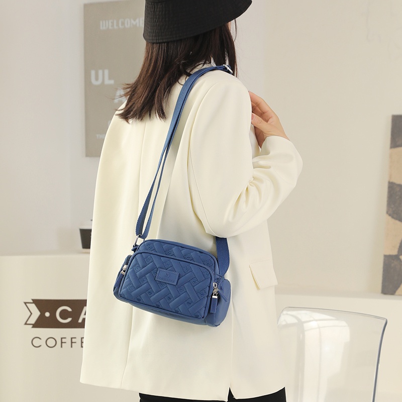 Túi Xách Oxford Thêu Họa Tiết Đơn Giản Phong Cách Hàn Quốc Mới Cho Nữ