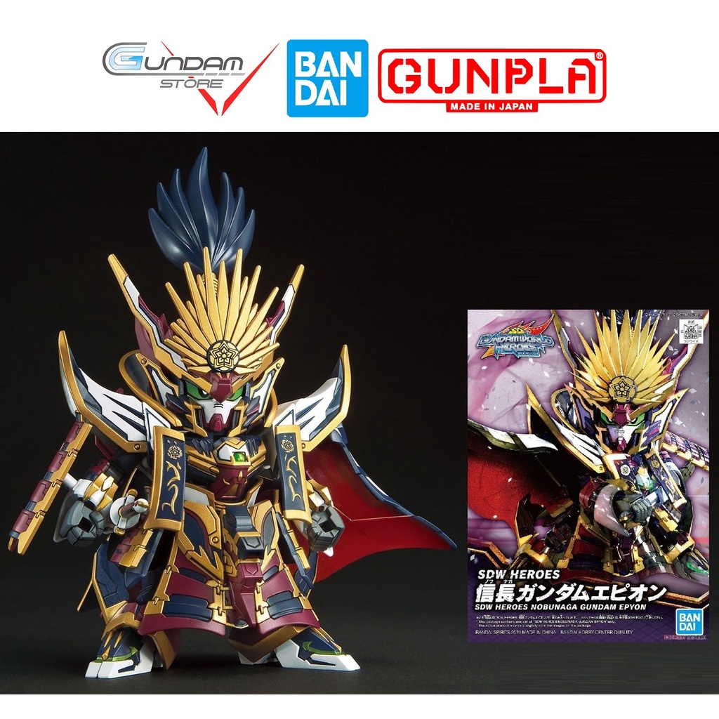 Mô Hình Gundam SDW Nobunaga Gundam Epyon SD World Heroes Bandai Đồ Chơi Lắp Ráp Anime Nhật