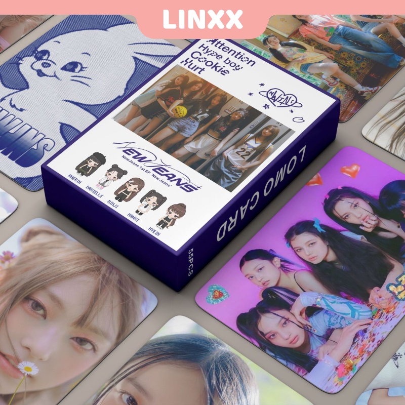 Hộp 55 Tấm Thẻ Hình Lomo Các Thành Viên Nhóm Nhạc Kpop