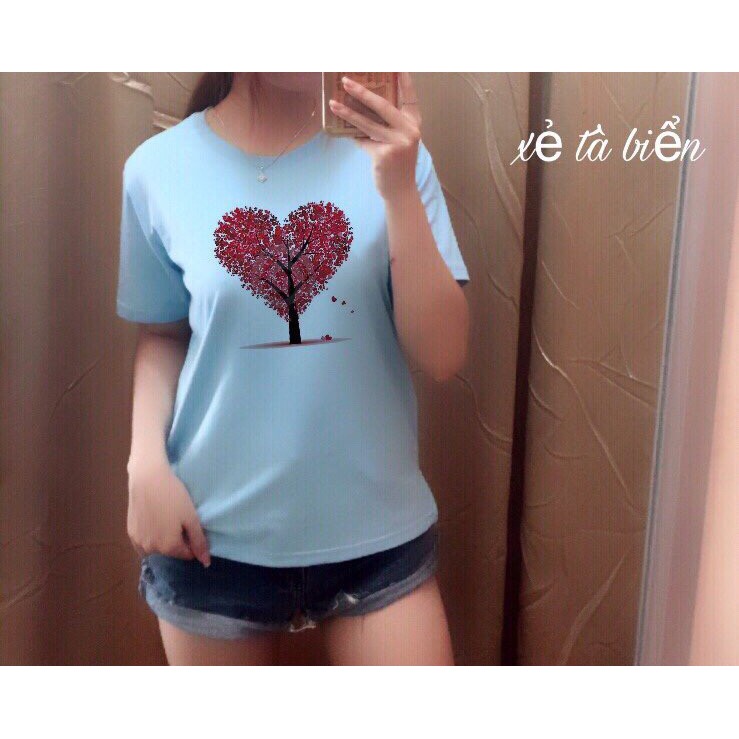 áo thun nữ xẻ tà