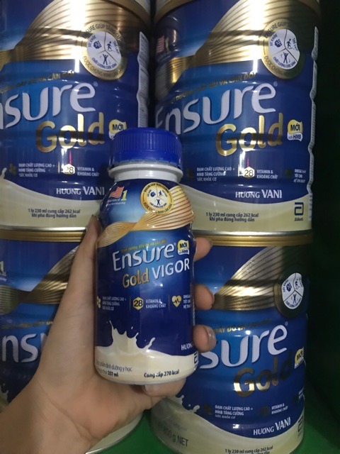  Lốc 6 chai Sữa Ensure gold Vigor 237ml