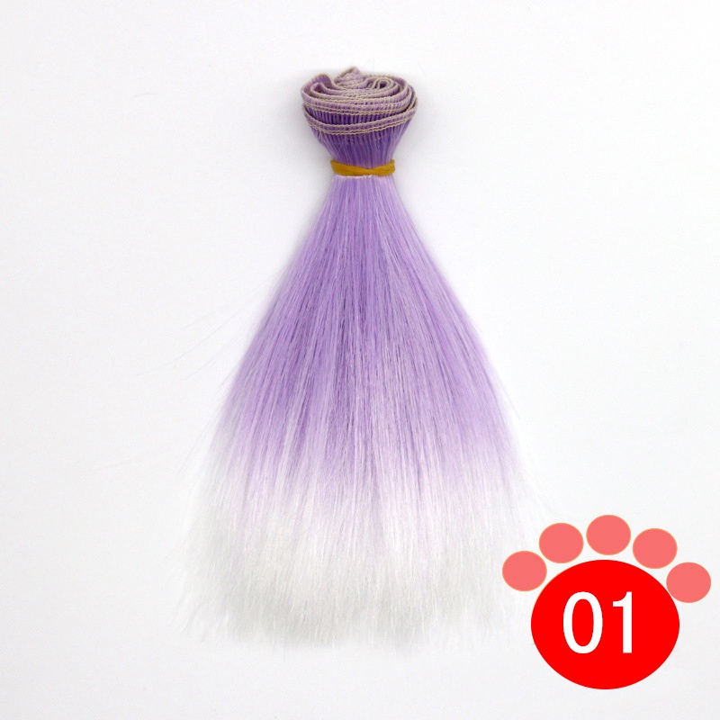 Tóc Giả Dài Thẳng Cho Búp Bê bjd 15*100cm 25*100cm