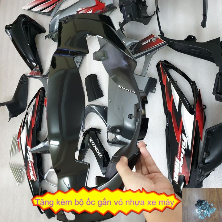 Bộ dàn áo xe FUTURE Neo nhựa ABS cao cấp màu Đen - A555