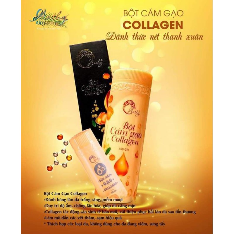 Cám gạo Collagen.Anthy Organic