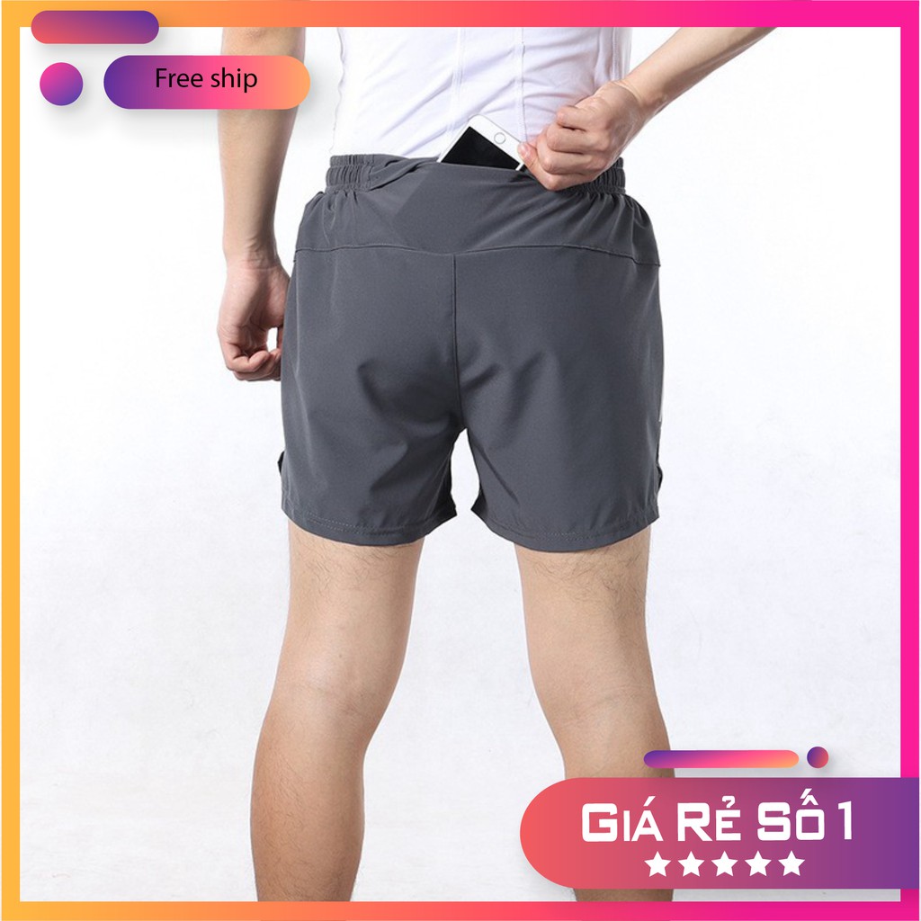 [HOT] -  Quần chạy bộ Nam Arsuxeo 2 lớp mềm mại, thiết kế hai túi tiện lợi... dành cho vận động thể thao | BigBuy360 - bigbuy360.vn