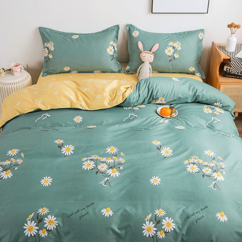 Bộ chăn ga gối poly nhập khẩu Hasuko Mẫu Mới vũ trụ P53