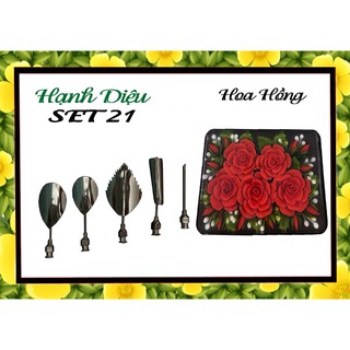 Kim 3D Hoa Hồng Set 19 set 21