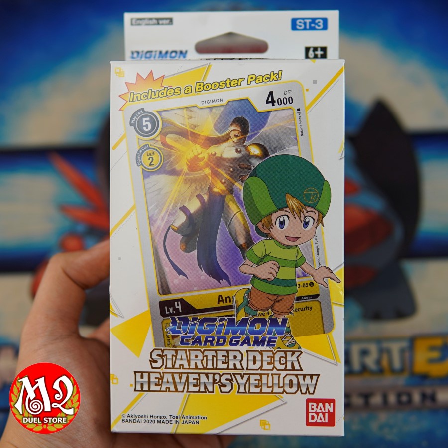 Hộp thẻ bài thật Digimon Card Game: Starter Deck Heaven's Yellow - Chính hãng Bandai JP- Sản xuất tại Nhật Bản
