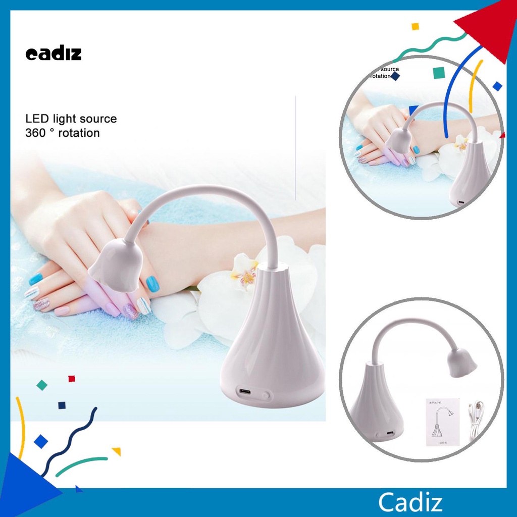 [Hàng mới về] Đèn hong khô sơn móng 6 hạt đèn nhỏ gọn tiện lợi