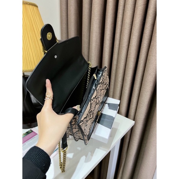 Túi GC Đầu  Rồng Phối  Viền Đã chăn Phong Cách Hàn Quốc