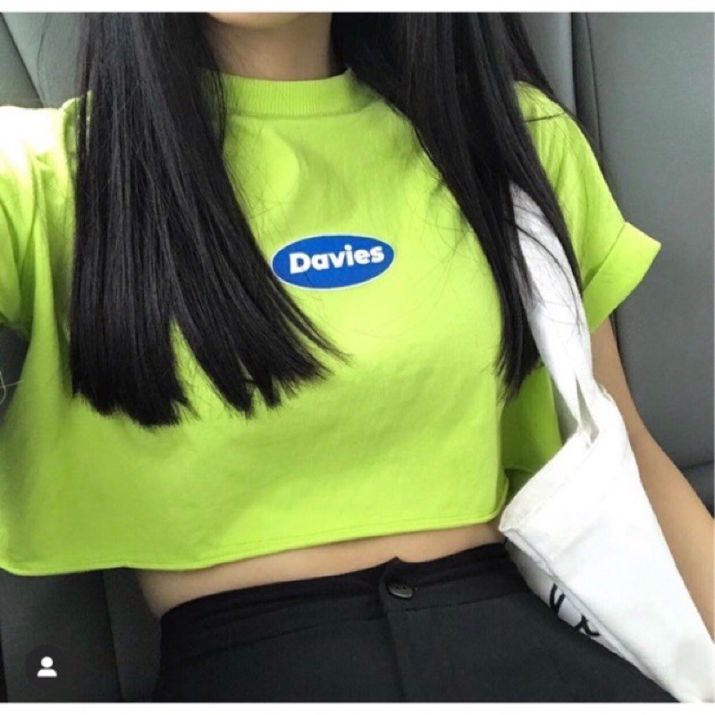 [XẢ KHO] Áo Thun Croptop Davis Hottrend