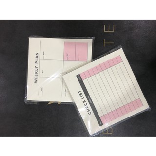Giấy Note màu hồng dễ thương ( com bo 10 thếp)