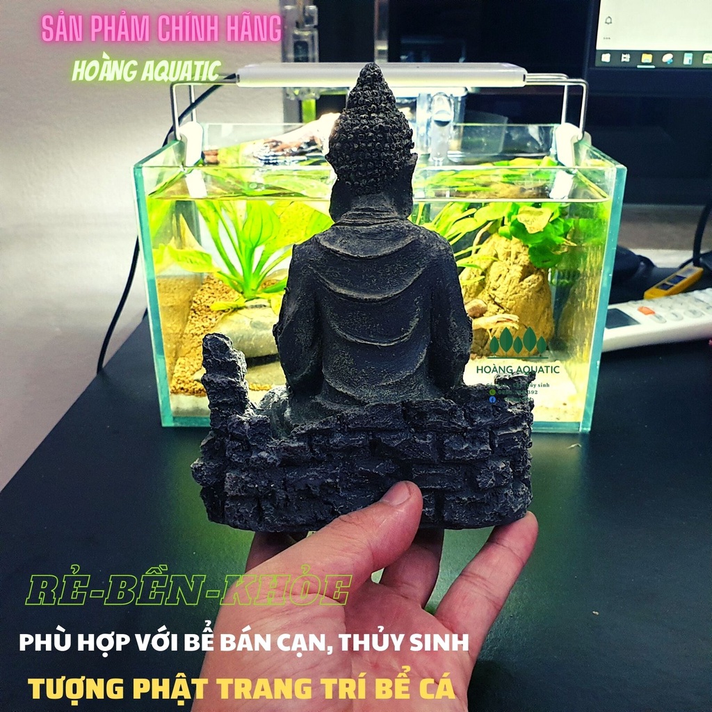 Tượng Phật Trang Trí Bể Cá, Hồ Cá Cảnh, Tượng Phật Bể Thủy Sinh, Bể Bán Cạn, Tiểu Cảnh Bonsai