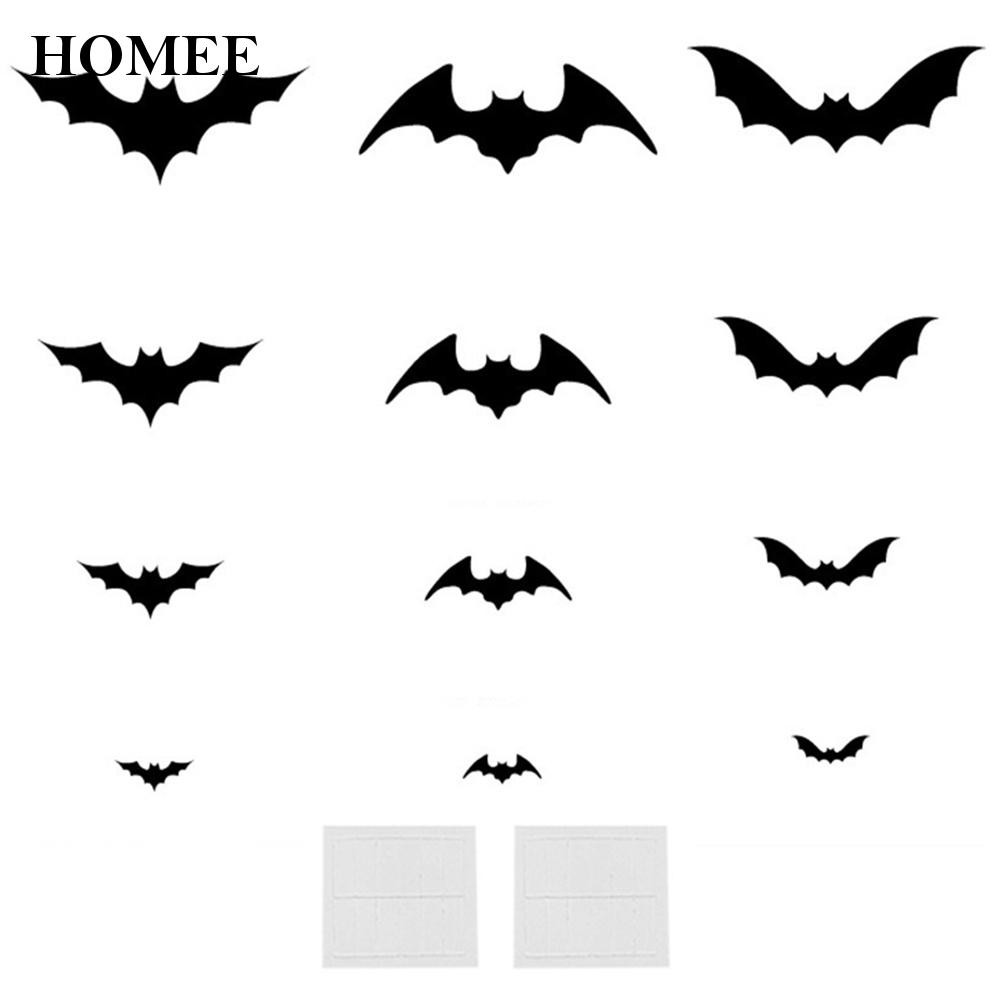 Lịch sử giá Set 12 sticker dán tường hình con dơi 3d dùng để trang ...