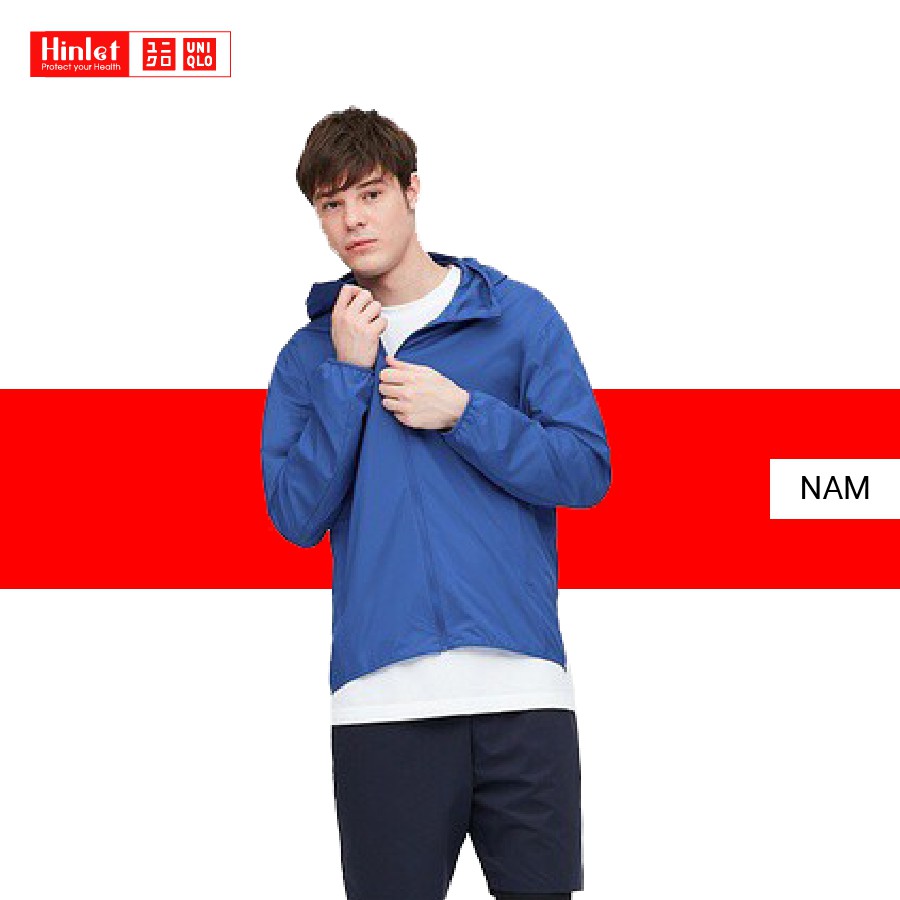Áo khoác chống nắng nam Uniqlo 413975 vải dù Men Pocketable Parka | BigBuy360 - bigbuy360.vn