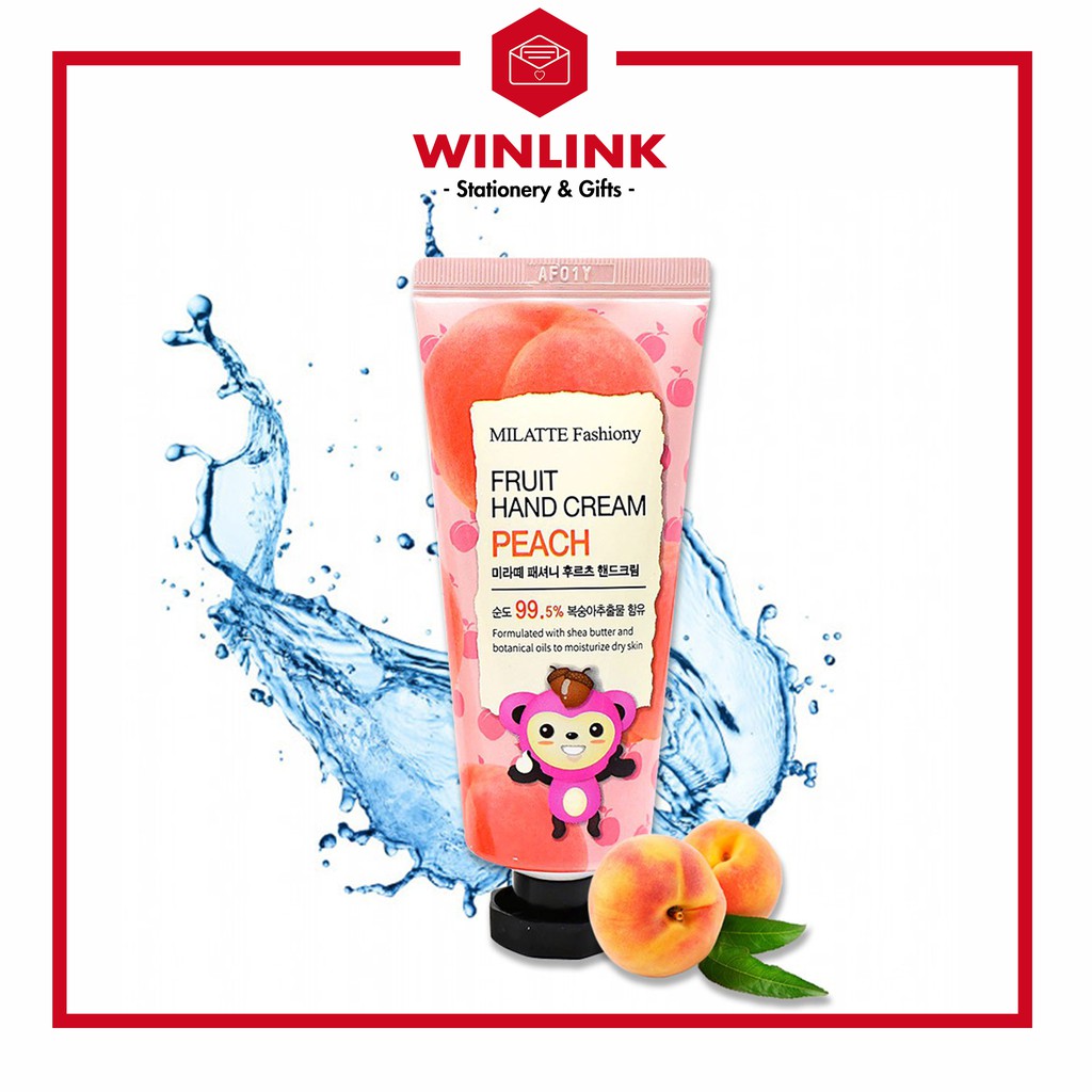 Kem dưỡng da tay làm trắng & trẻ hóa da MILATTE FASHIONY Fruit Hand Cream 60g - Hàn Quốc