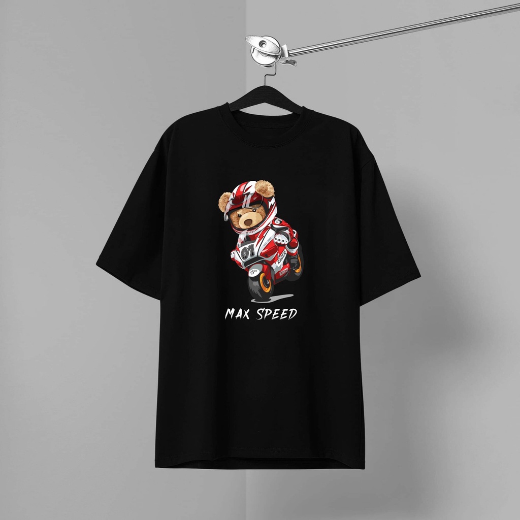 Áo Thun tay lỡ unisex nam nữ  GẤU TEDDY cotton form rộng oversize nhiều màu phong cách ulzzang