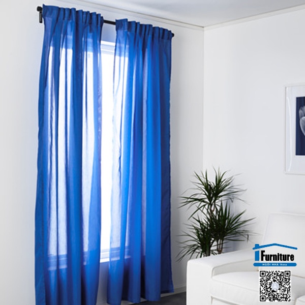 RÈM VẢI VIVAN IKEA - XANH DƯƠNG