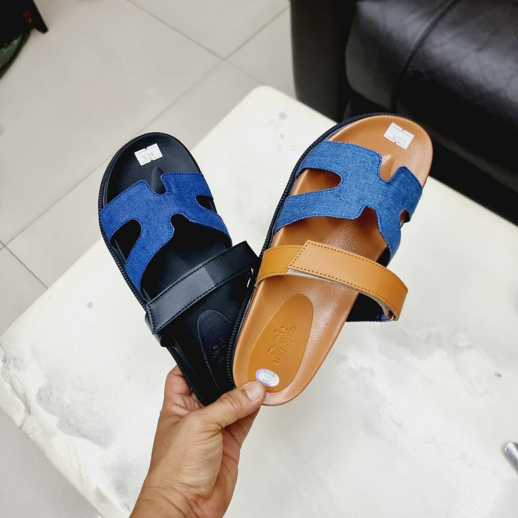Dép Hermes Chất Liệu Jean Mẩu 2023 🎀 HÀNG ĐẸP🎀 Đế Đúc Quai Dán Xé - Thời Trang Cao Cấp X04