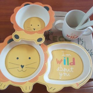 Bộ chén ăn dặm sợi tre