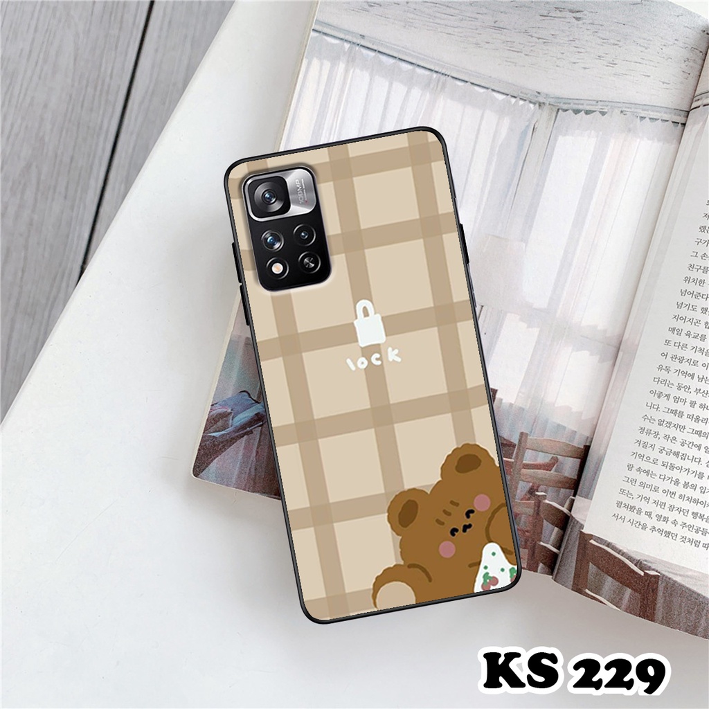 Ốp lưng Redmi Note 11 5G - Redmi Note 11 Pro 5G Bản Trung Quốc - Ốp in hình gấu bear ngộ nghĩnh