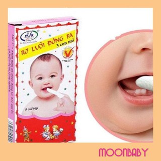 Rơ lưỡi Đông Pha, vệ sinh lưỡi cho bé sau khi uống sữa (hộp 5 cái)