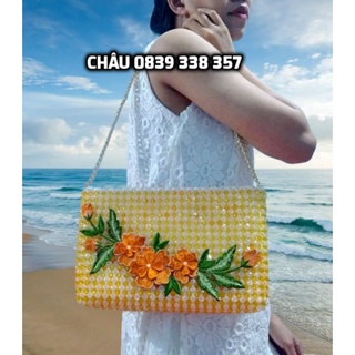 Giỏ xách nữ hạt cườm handmade
