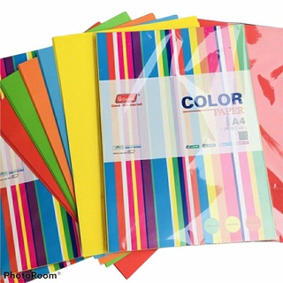 Tập 100 tờ giấy màu a4 loại mỏng
