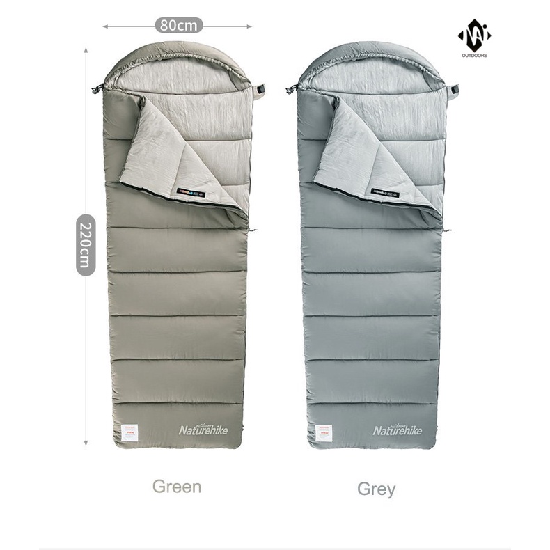 Túi ngủ cotton có mũ trùm đầu NatureHike NH20MSD02