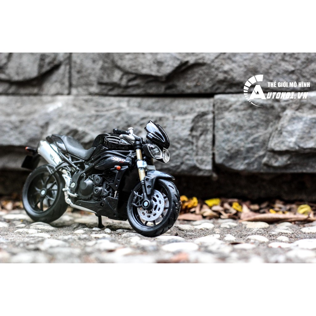 MÔ HÌNH XE TRIUMPH SPEED TRIPLE 2011 1:18 BBURAGO 6169