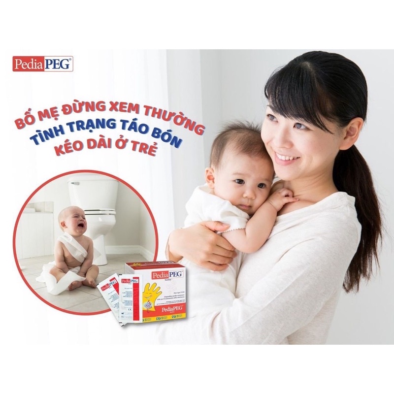 Pedia PEG -  Không lo táo bón, PediaPEG nhập khẩu italy