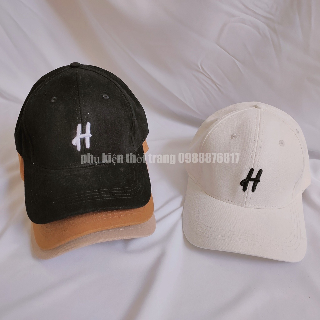 Nón Kết/ Mũ Lưỡi Trai Chữ H Thời Trang