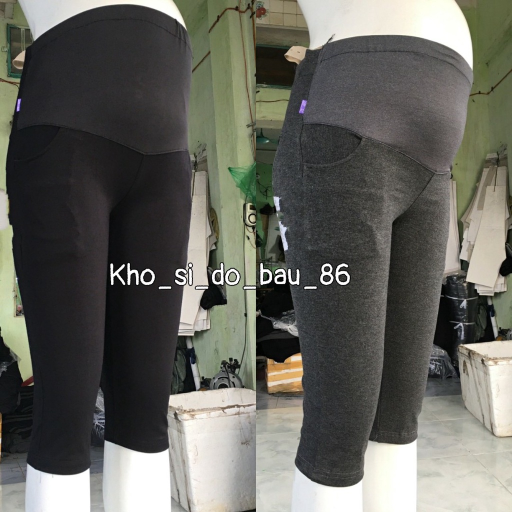 Quần Bầu Legging Ngố Nâng Mông