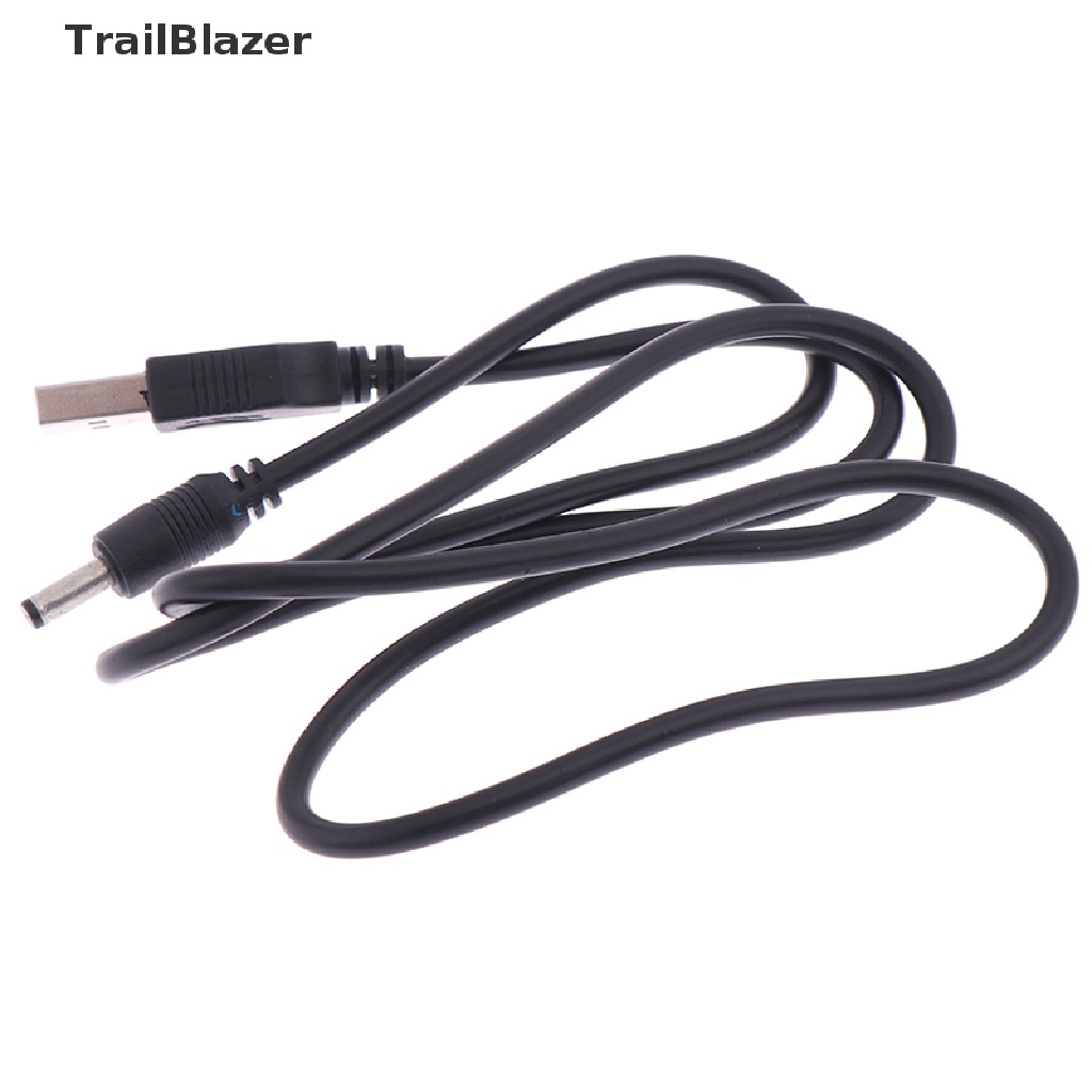 Tbvn 1Pc USB to DC 3.5mm Power Cable USB A Male to Jack Connector 2A Power Cable Jelly