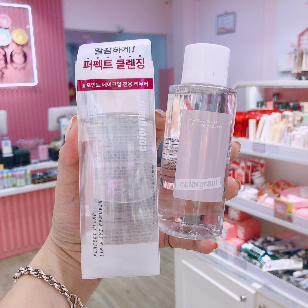 Nước Tẩy Trang Mắt Môi Colorgram:TOK Perfect Clear Lip &amp; Eye Remover