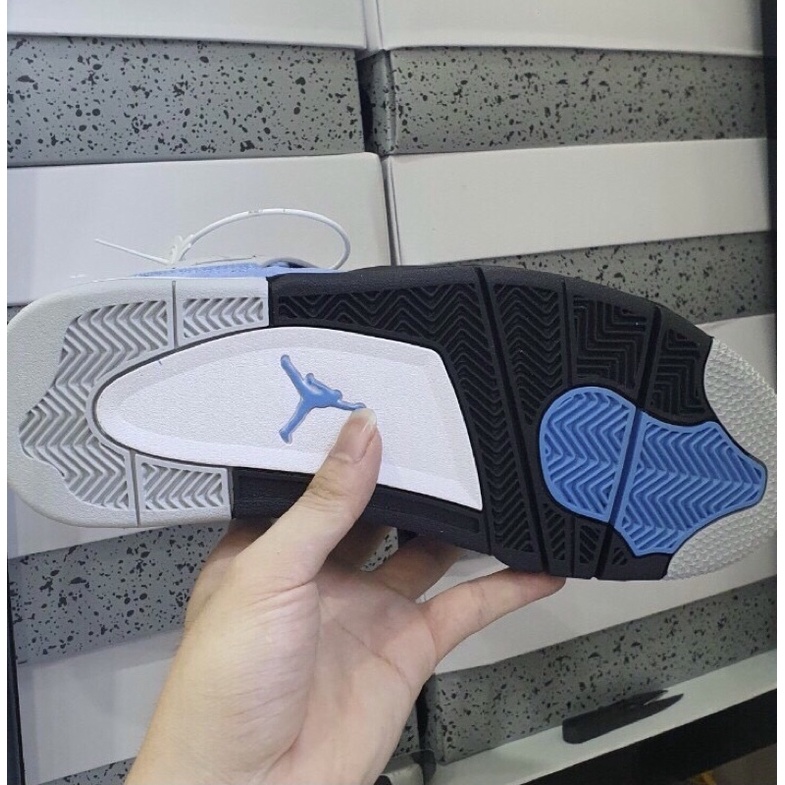 [Bear.sneaker] Giày Thể Thao Hot JD4 University Blue bản like au.th - Full box -Full Pk