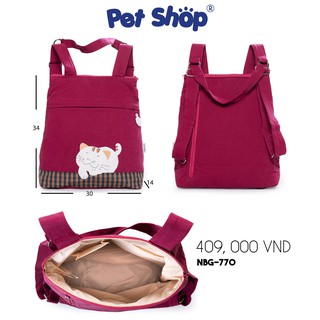 Balo người lớn pet shop nbg-770