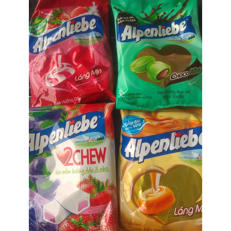 Kẹo Alpenliebe gói 25 - 40 viên