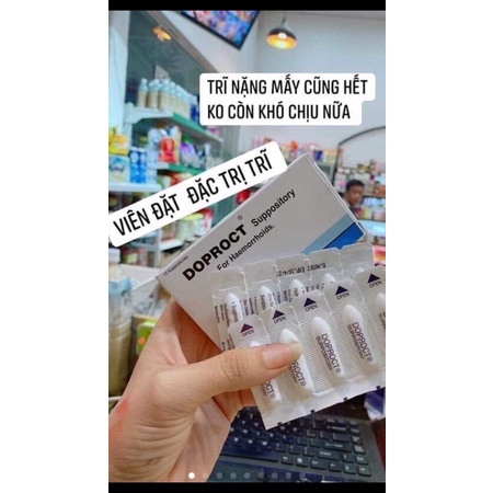 kem bôi trĩ DOPROCT(hộp 10)