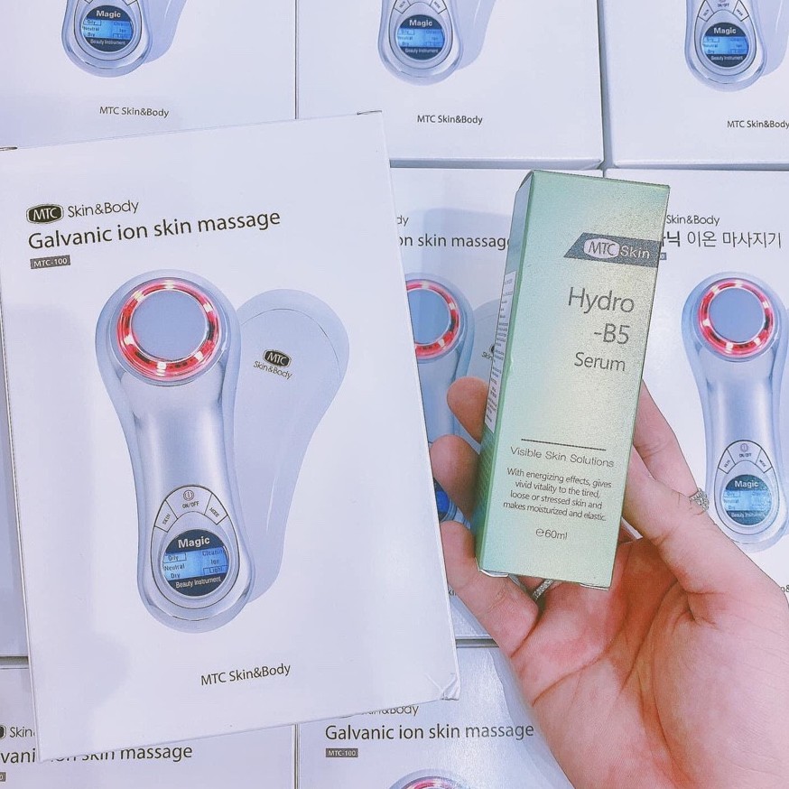 Máy điện di Ion cầm tay Galvanic Ion Skin Massage MTC Skin&Body