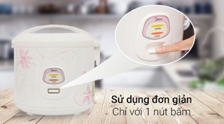 [Chính Hãng] Nồi Cơm Điện Midea MR-CM18SQ BH 12 tháng