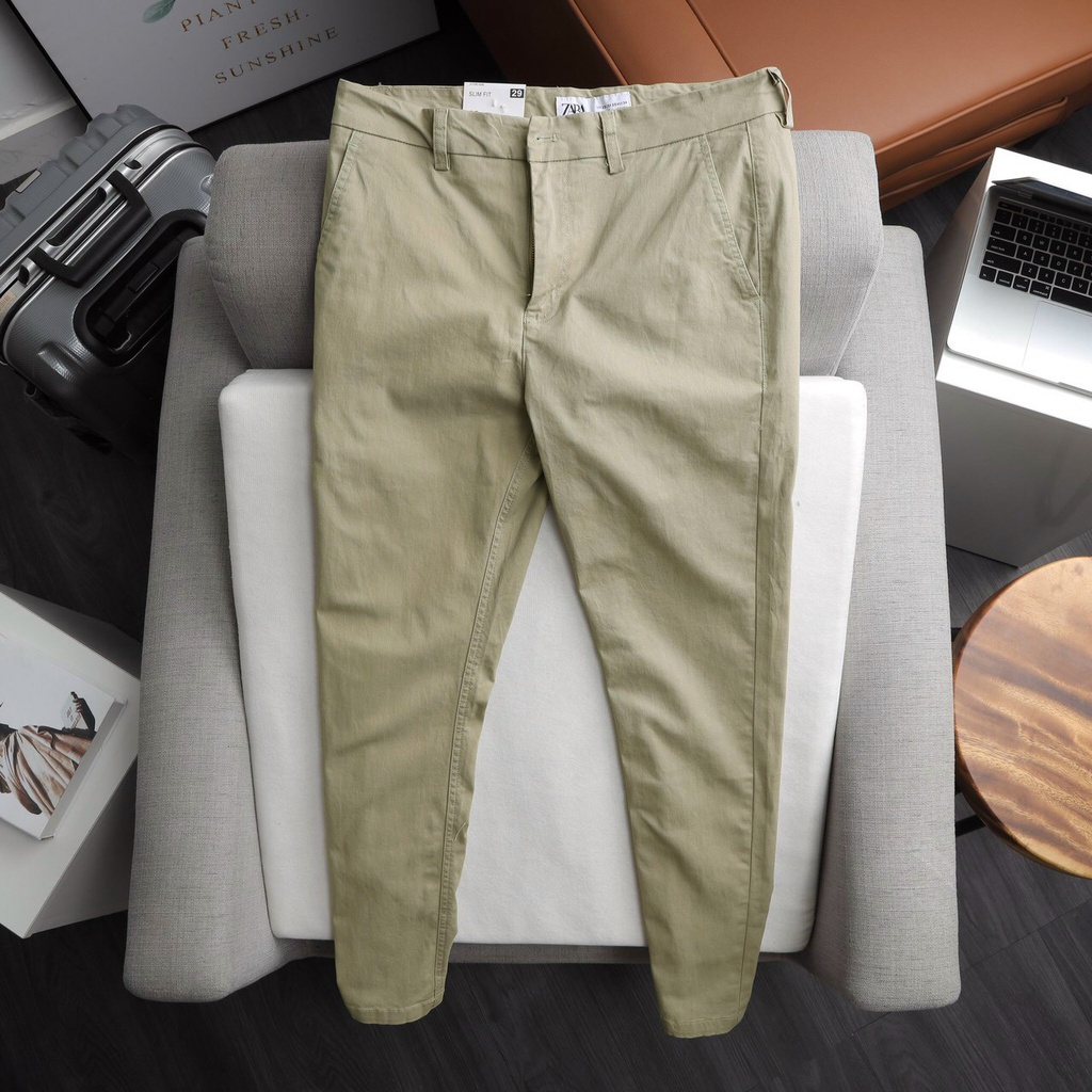 Quần dài nam ZARA 8 màu vải KAKI cao cấp ZARA JOIN LIFE - SIÊU PHẨM THỜI TRANG THU ĐÔNG 2022