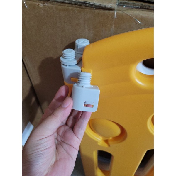 Bộ ốc quây cũi nhựa ( 2 ốc, 1 chốt trên, 1 chốt dưới)