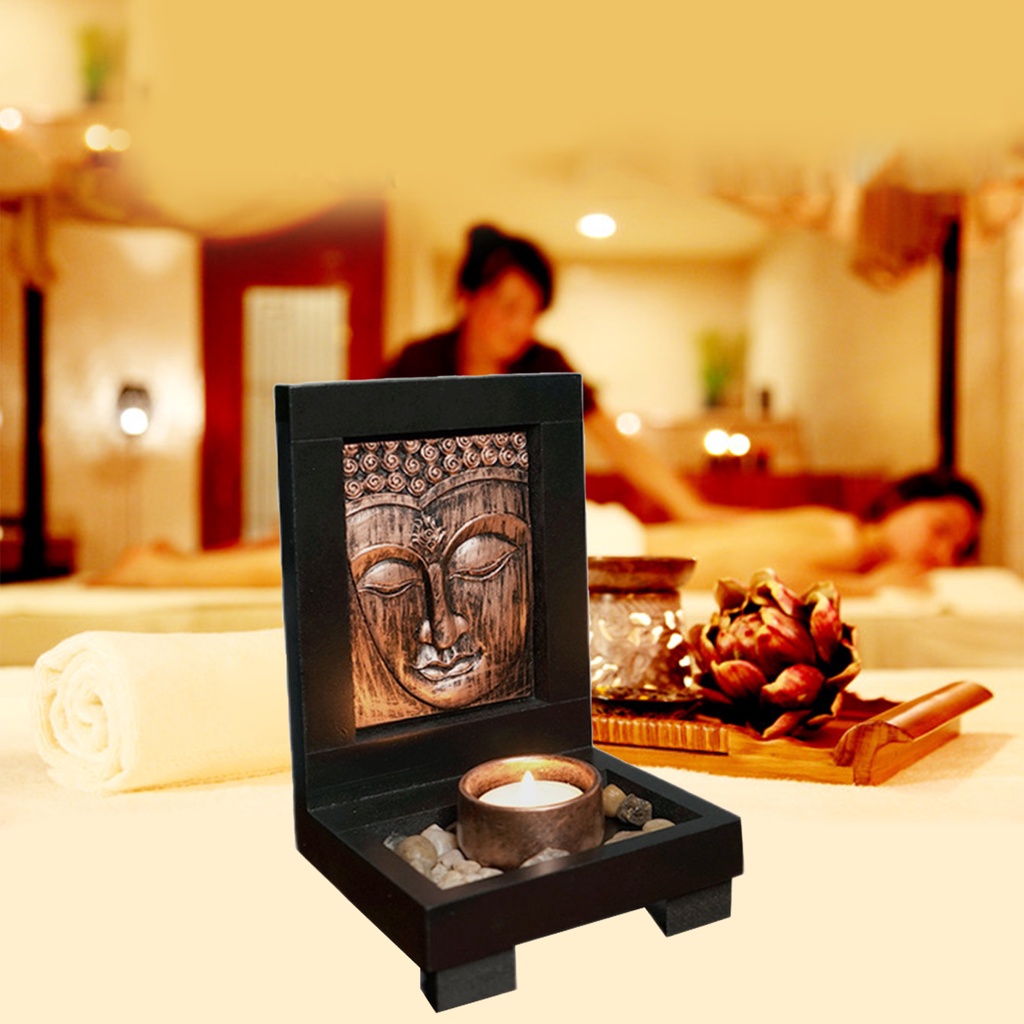 1 chân nến hình mặt phật