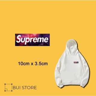 Miếng ủi truyền nhiệt offset dán quần áo hình SUPREME MINI