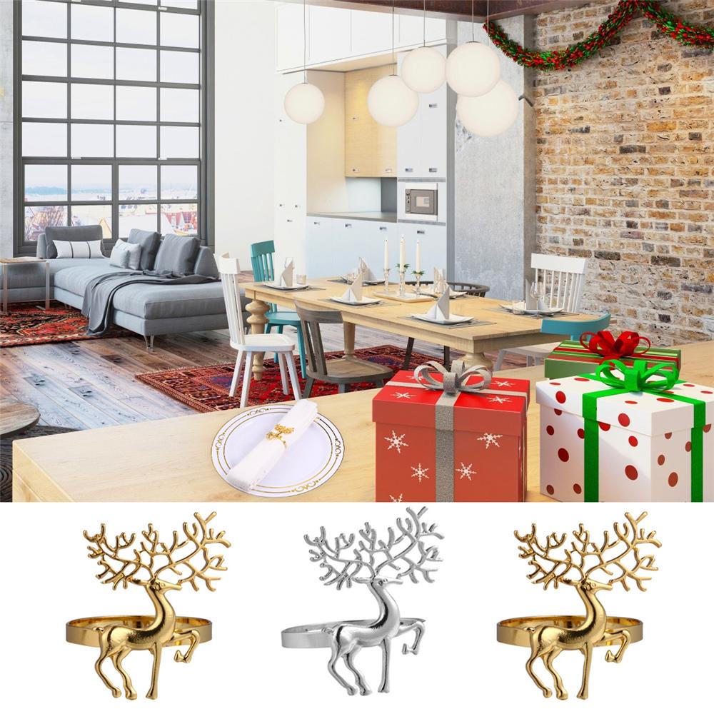 Set 6 Giá Đỡ Khăn Ăn Bằng Gỗ Cắt Laser DIY Cho Nhà Bếp / Quán Bar / Tiệc Cưới