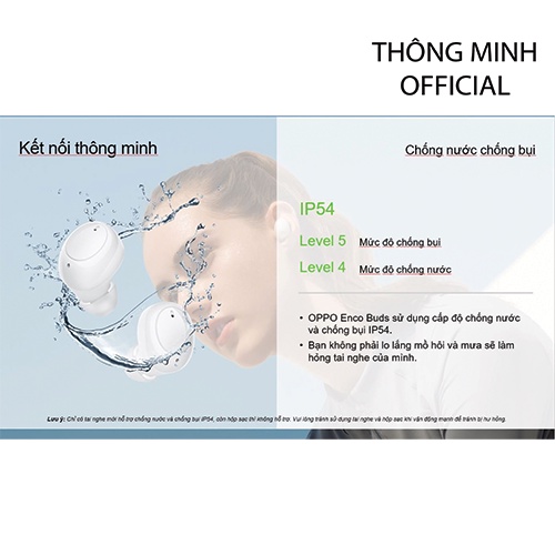 Tai nghe Bluetooth OPPO Enco Buds - Hàng Chính Hãng