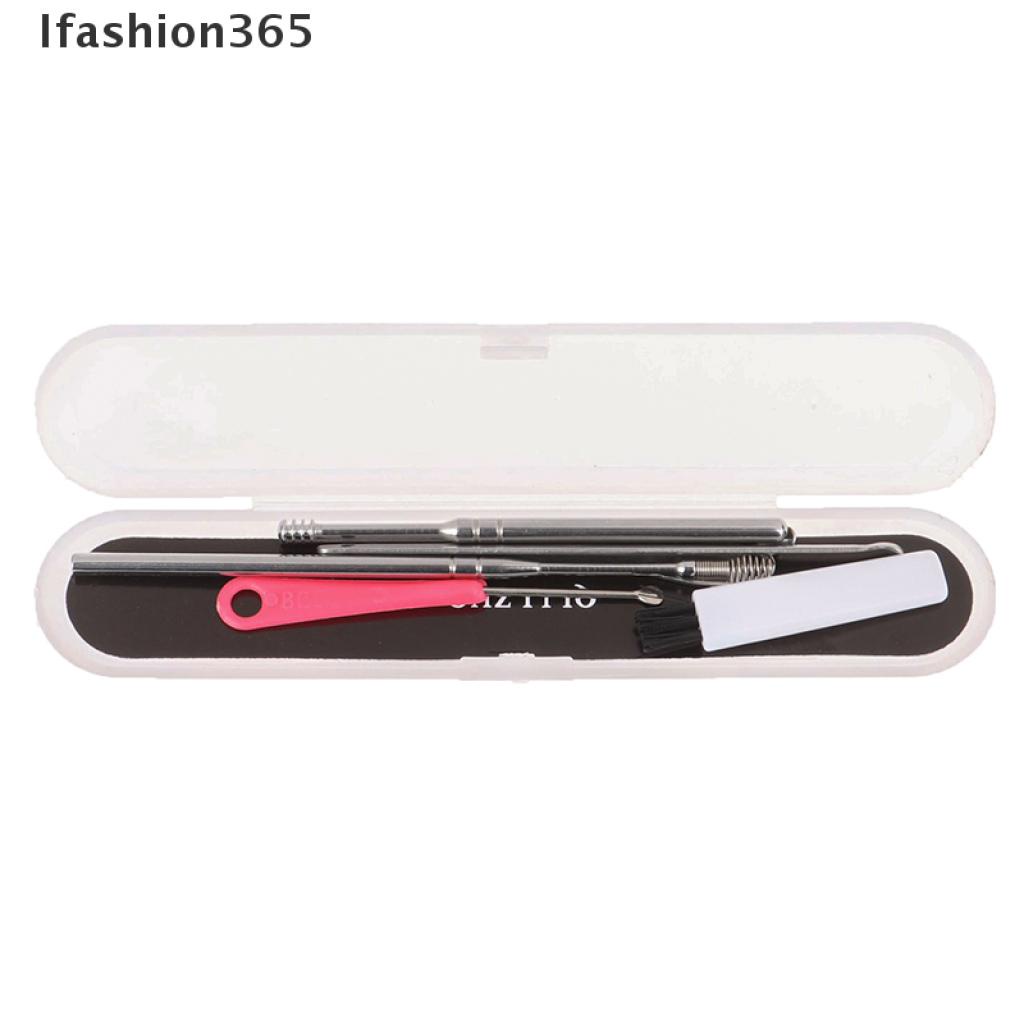 [Hàng mới về] Bộ dụng cụ lấy ráy tai gồm 7 món bằng thép không gỉ tiện dụng